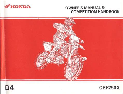 2004 honda motorcycle crf250x owners competition manual. - Manuale di idraulica industriale terza edizione edizione 1993.